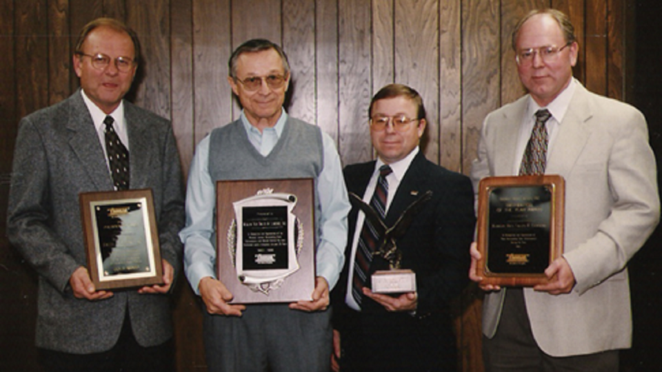 Tom Waite E Kerlin Clifford Zehr Roger Bradford Dealer of the year 1995